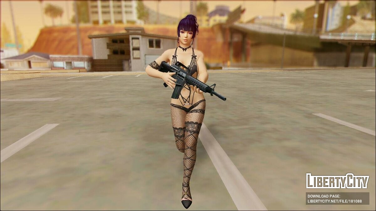 Nyotengu in lingerie for GTA San Andreas - Картинка #3