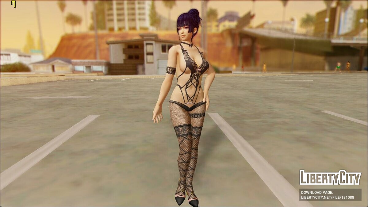 Nyotengu in lingerie for GTA San Andreas - Картинка #4