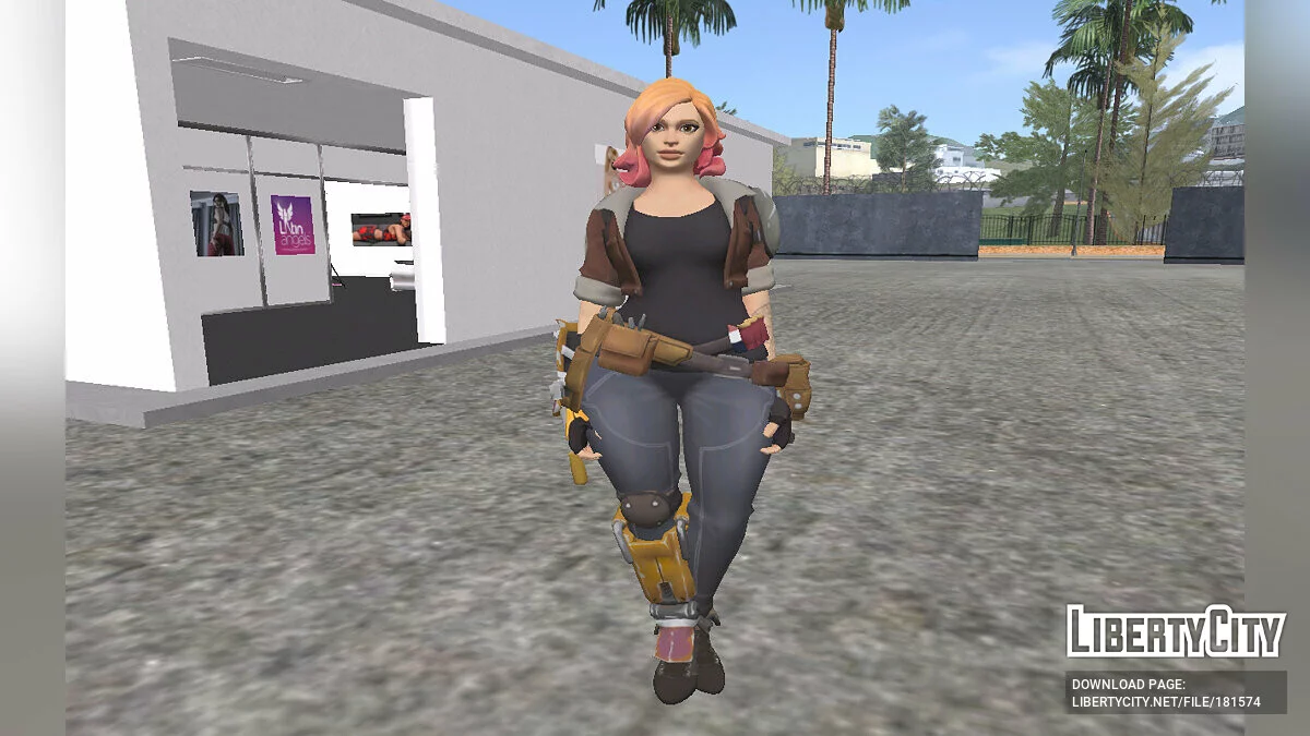 Пенни из Fortnite / GTA San Andreas