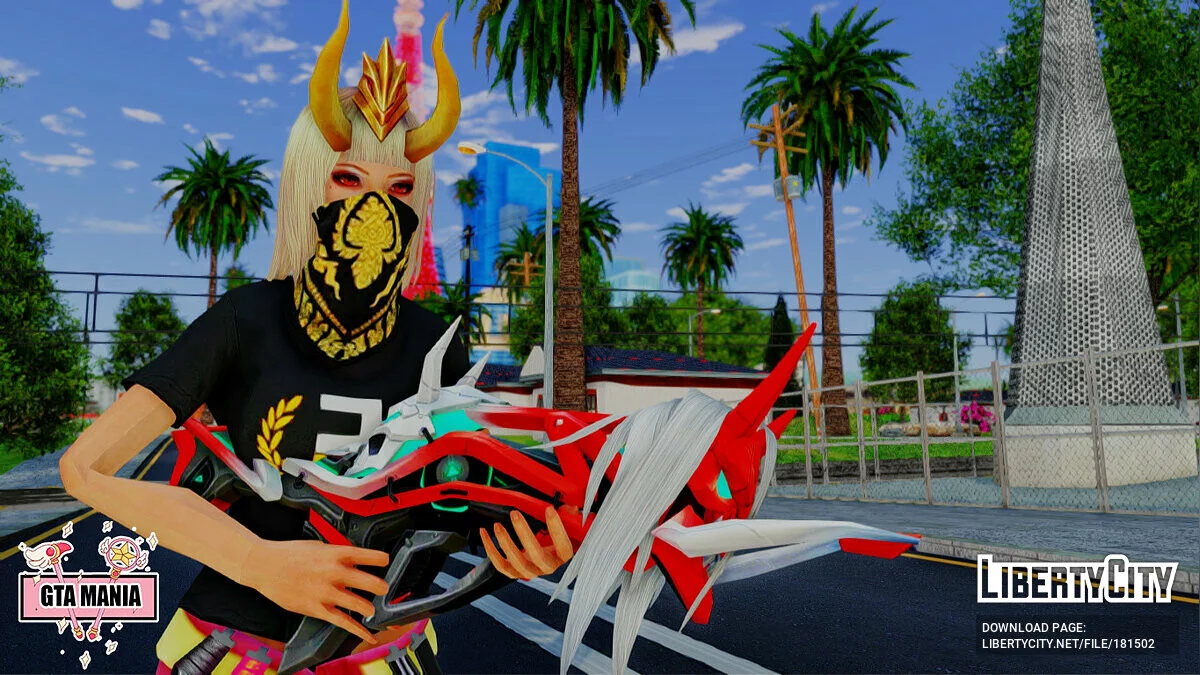 Рандомная девушка #6 из Garena Free Fire / GTA San Andreas
