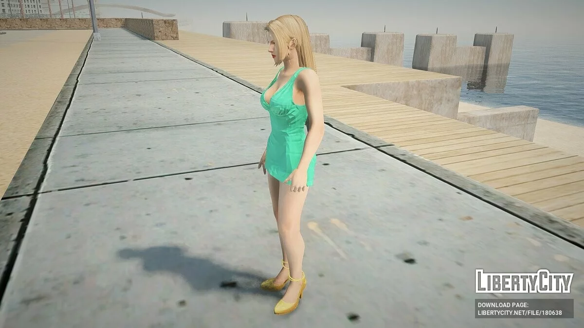 Рейчел в платье / GTA San Andreas