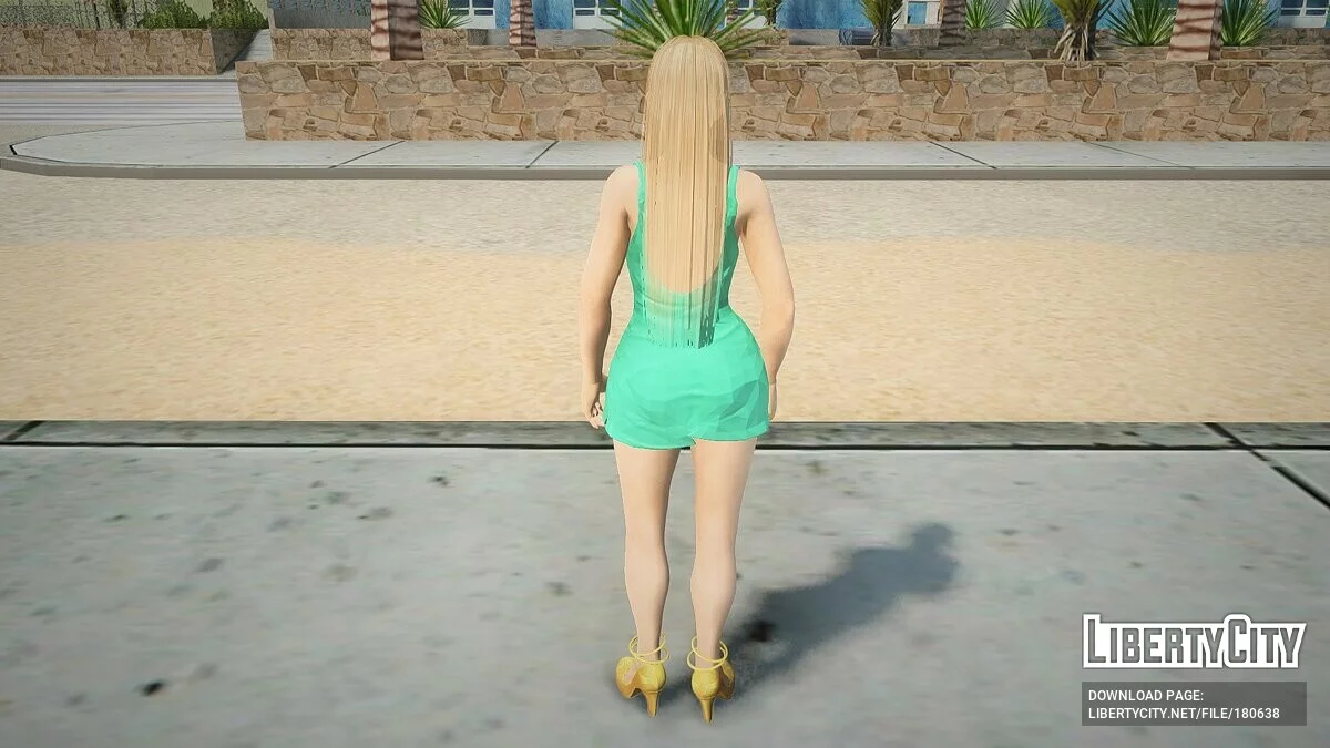 Рейчел в платье / GTA San Andreas