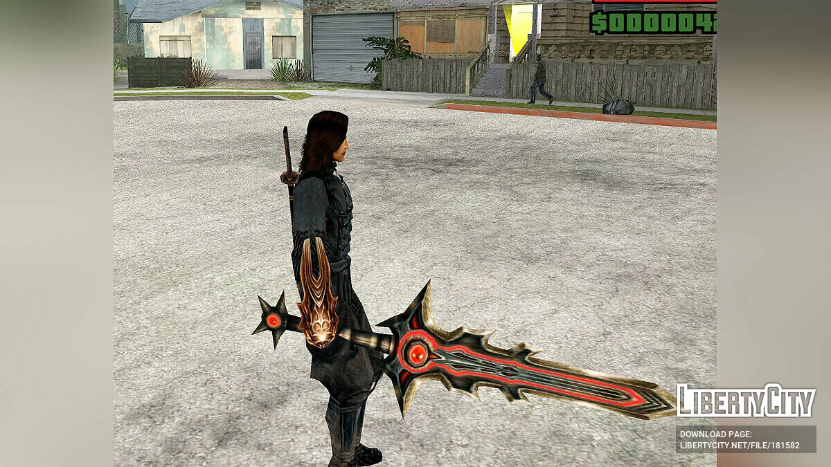 Саманосуке и меч Генма Самондзи из Onimusha 3 / GTA San Andreas