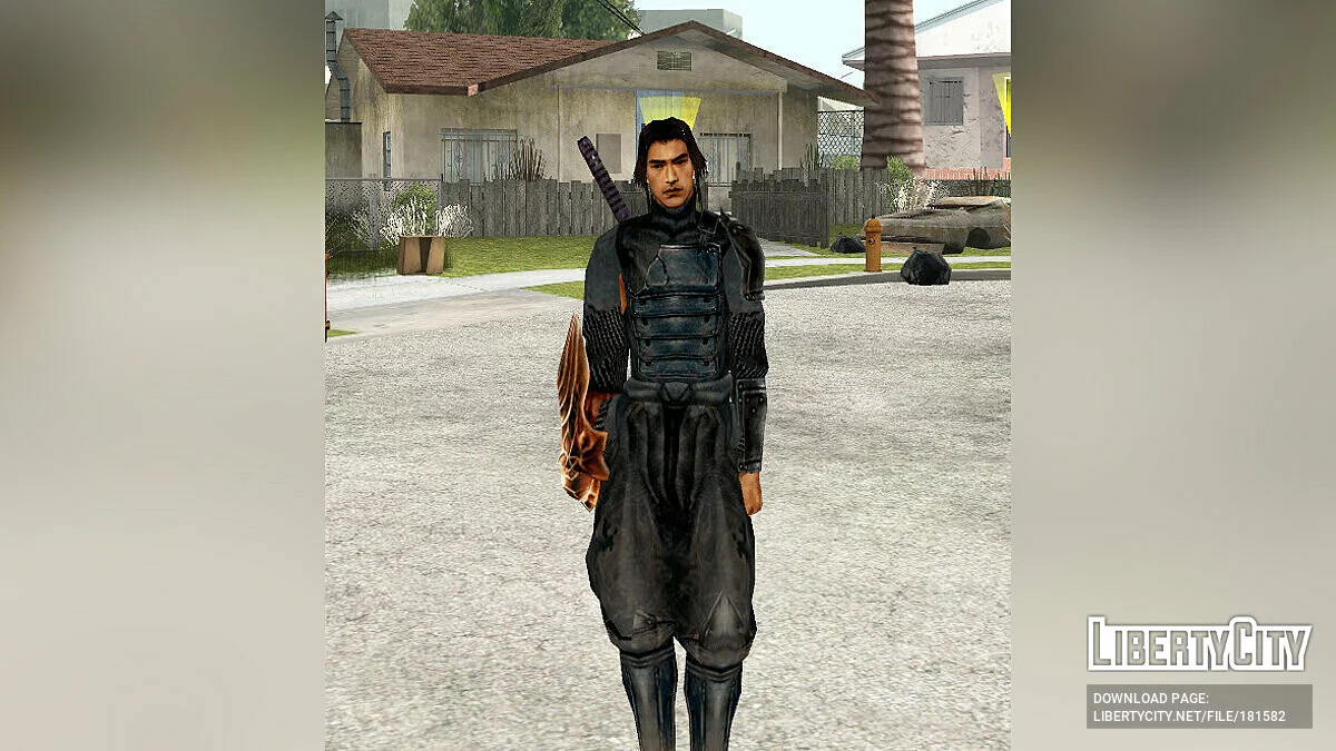 Саманосуке и меч Генма Самондзи из Onimusha 3 / GTA San Andreas