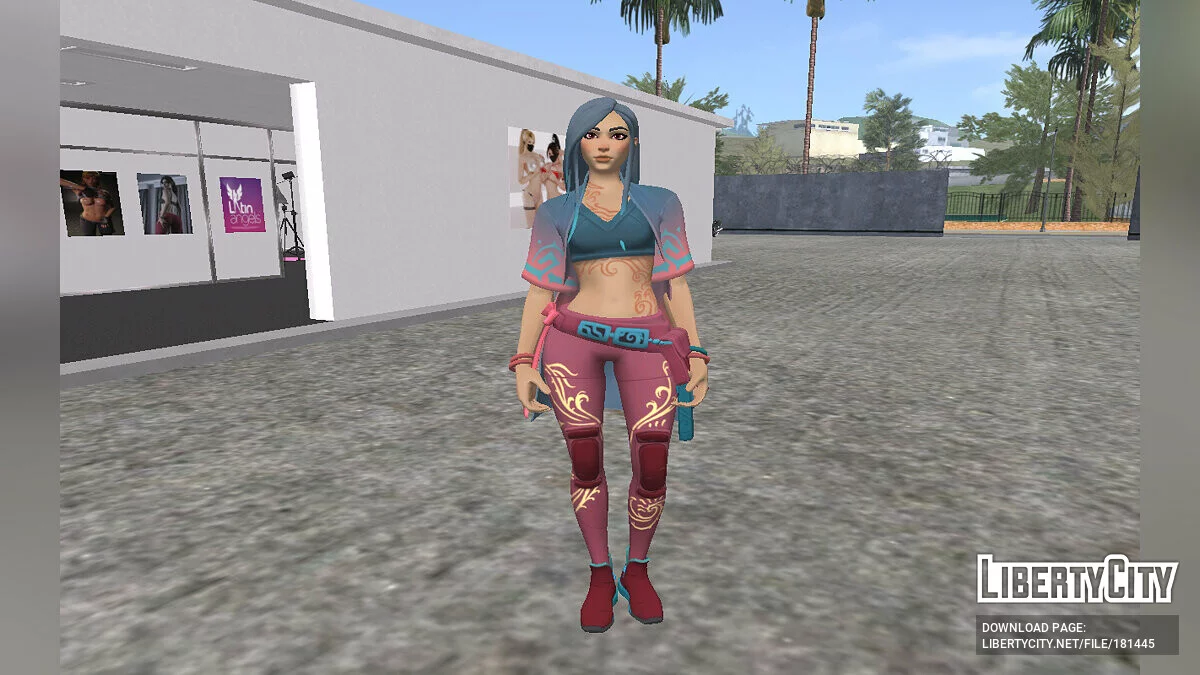 Сьерра из Fortnite / GTA San Andreas