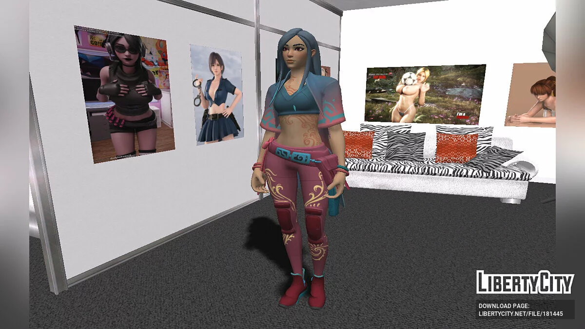 Сьерра из Fortnite / GTA San Andreas