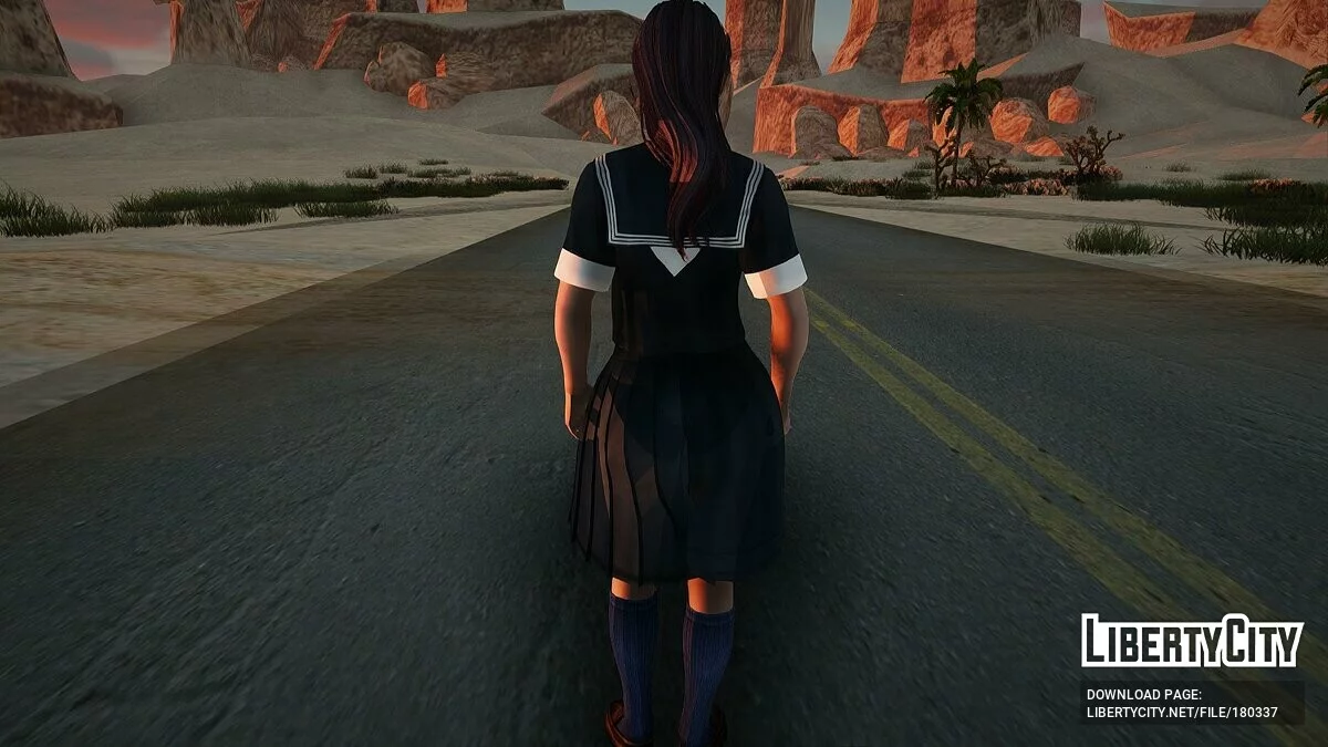 Шенди в униформе морской школы / GTA San Andreas