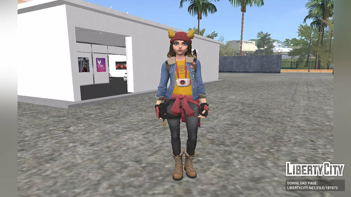 Скай из Fortnite / GTA San Andreas