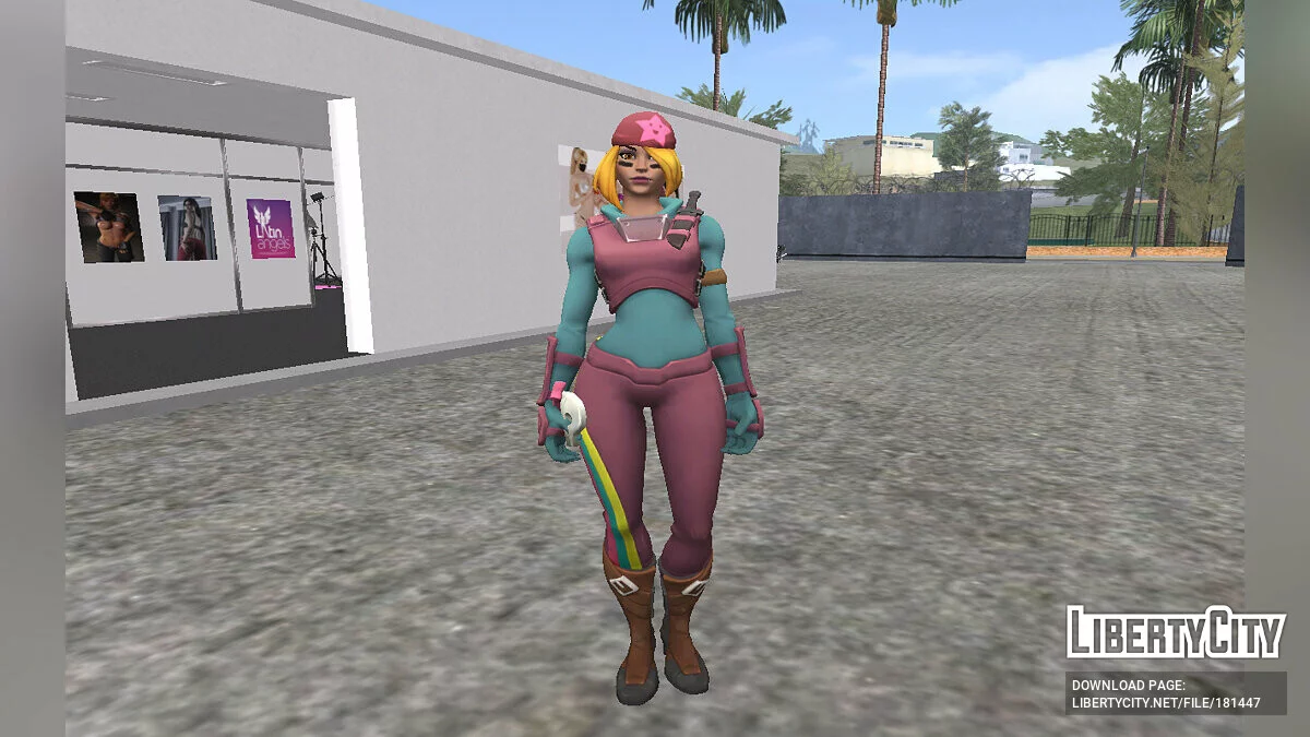 Skully из Fortnite / GTA San Andreas