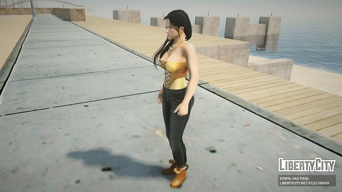 Тамаки в повседневной одежде v6 / GTA San Andreas