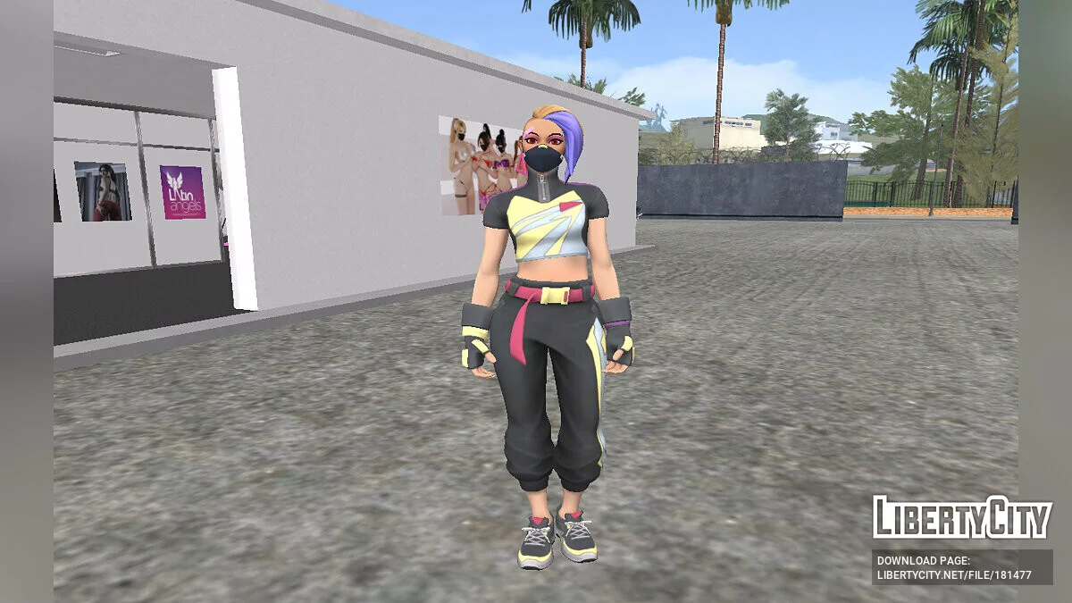 Тануки из Fortnite / GTA San Andreas