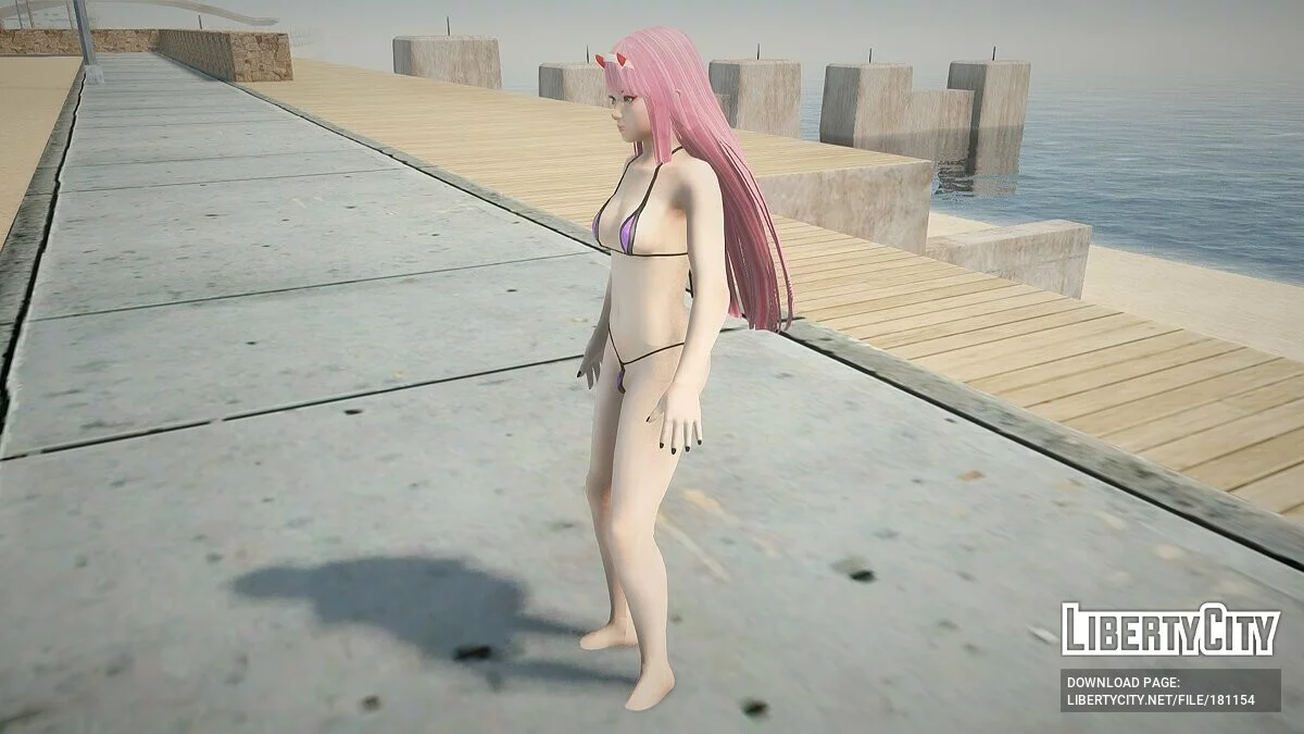 Зеро Ту в бикини / GTA San Andreas