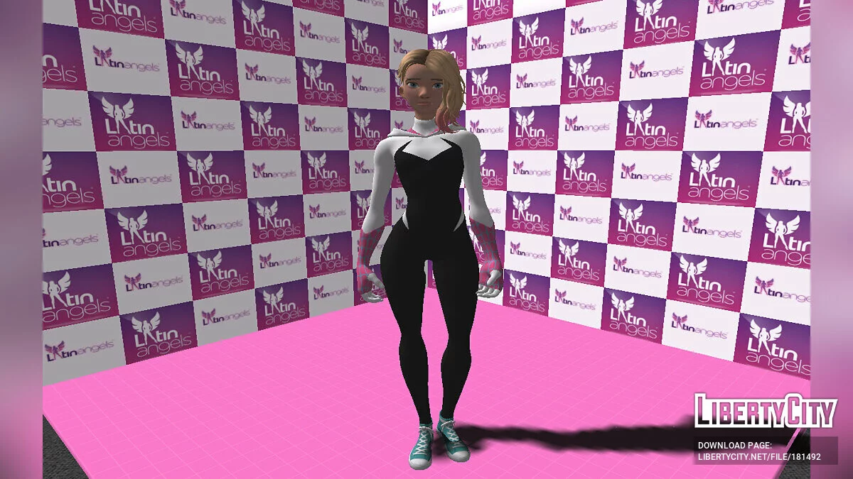 Женщина-паук из Fortnite / GTA San Andreas