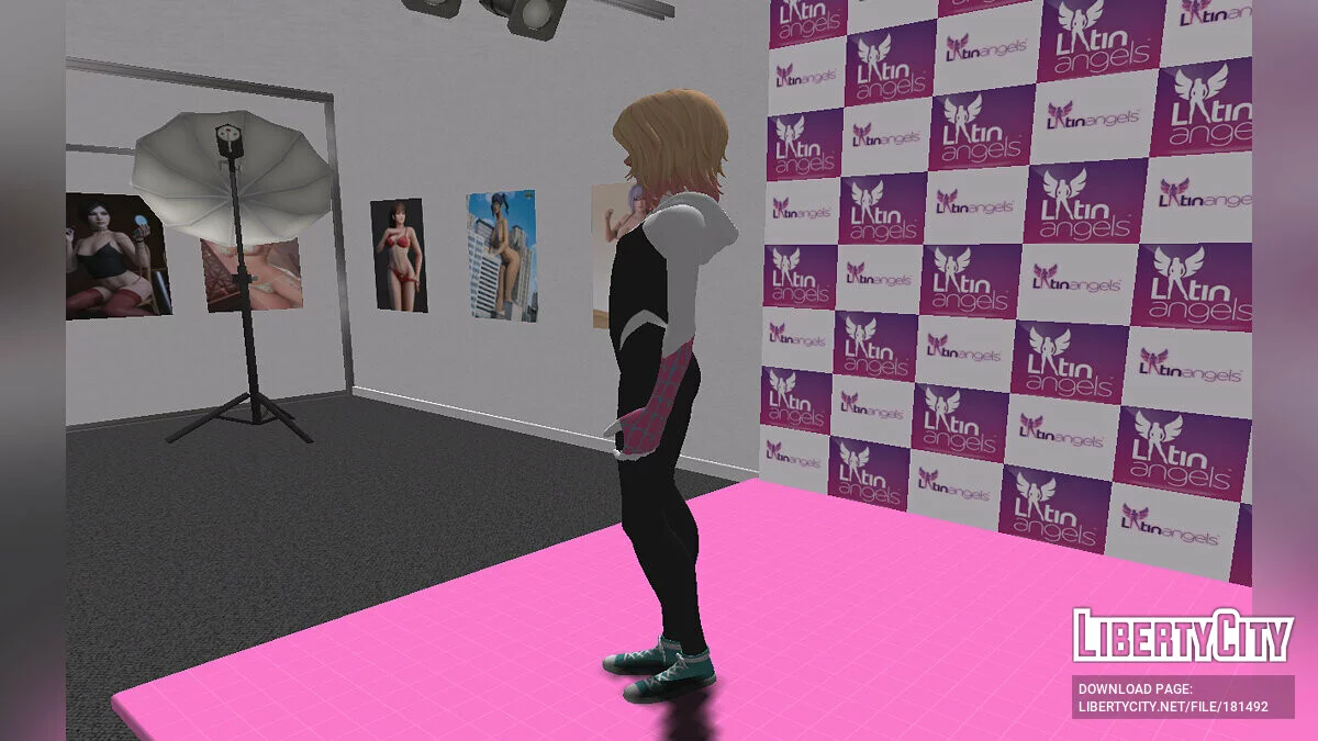 Женщина-паук из Fortnite / GTA San Andreas