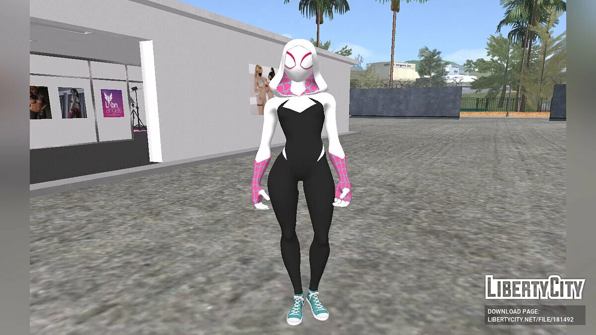Женщина-паук из Fortnite / GTA San Andreas