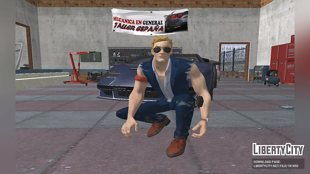 Агент Джоунс Damage 2 из Fortnite / GTA San Andreas