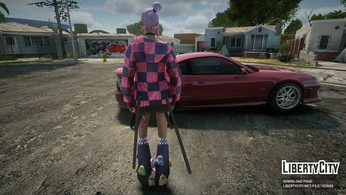 Ava из Fortnite / GTA San Andreas