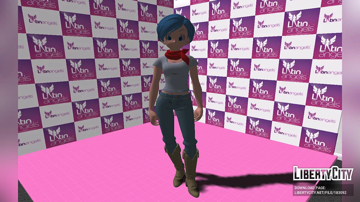 Bulma из Fortnite / GTA San Andreas