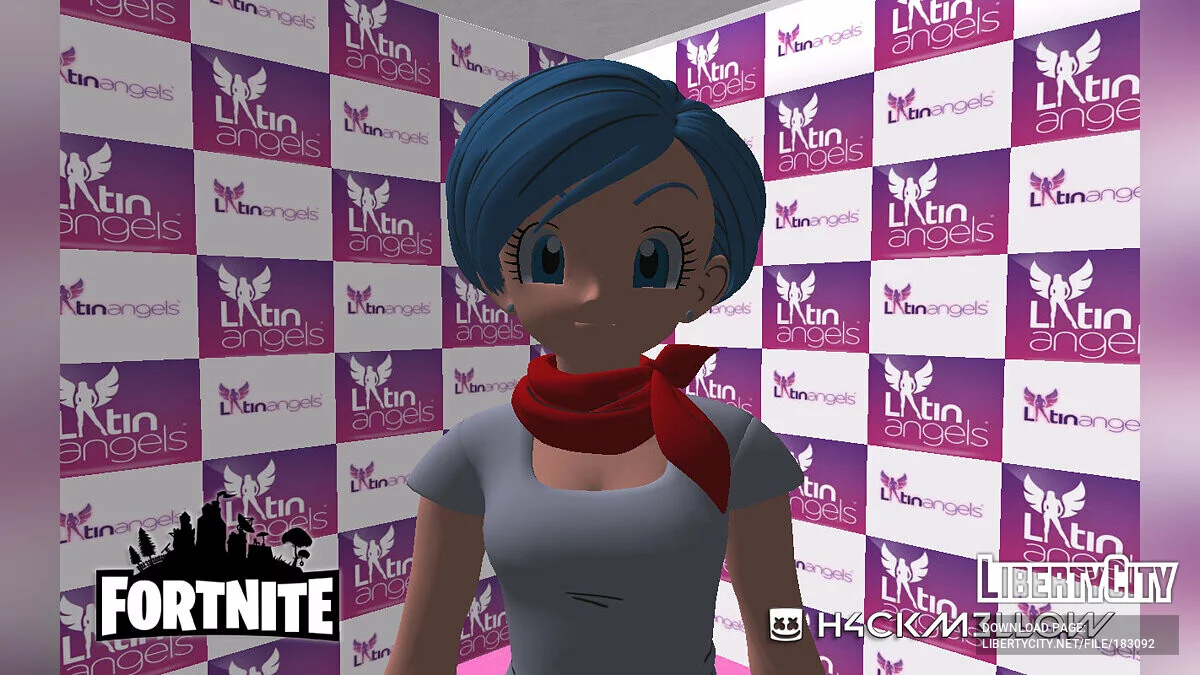 Bulma из Fortnite / GTA San Andreas
