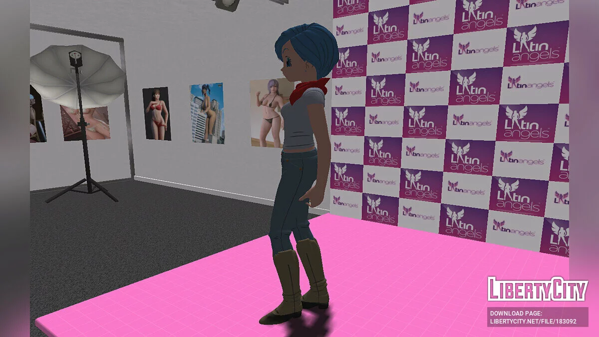 Bulma из Fortnite / GTA San Andreas