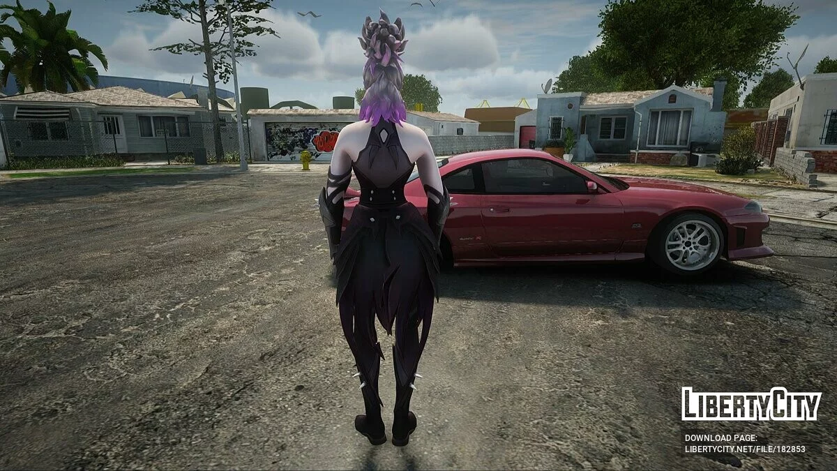 Дочь ночи из Fortnite / GTA San Andreas