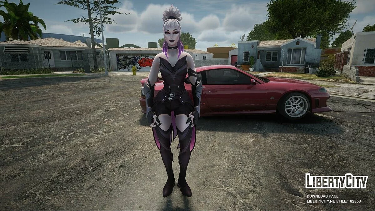 Дочь ночи из Fortnite / GTA San Andreas