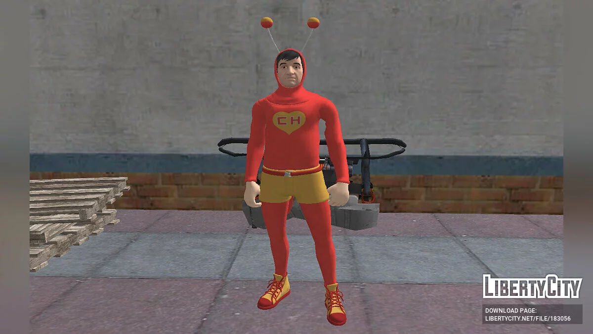 El Chapulín Colorado из Fortnite / GTA San Andreas