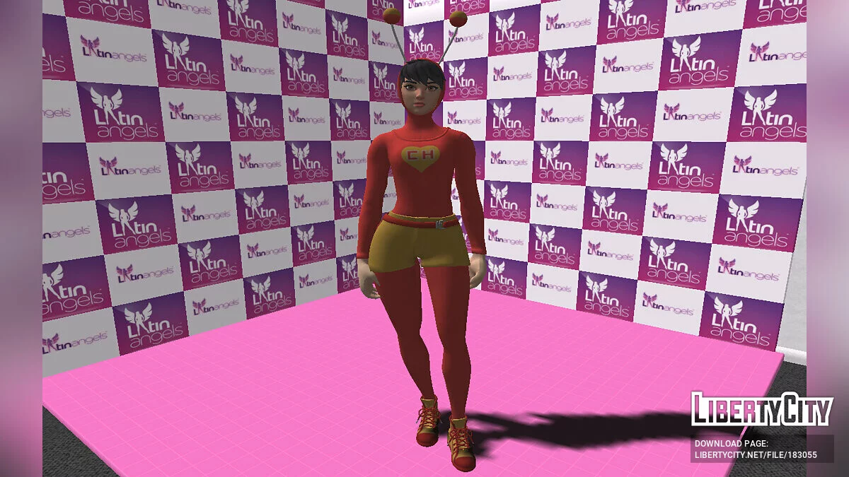 Heroína Colorada из Fortnite / GTA San Andreas