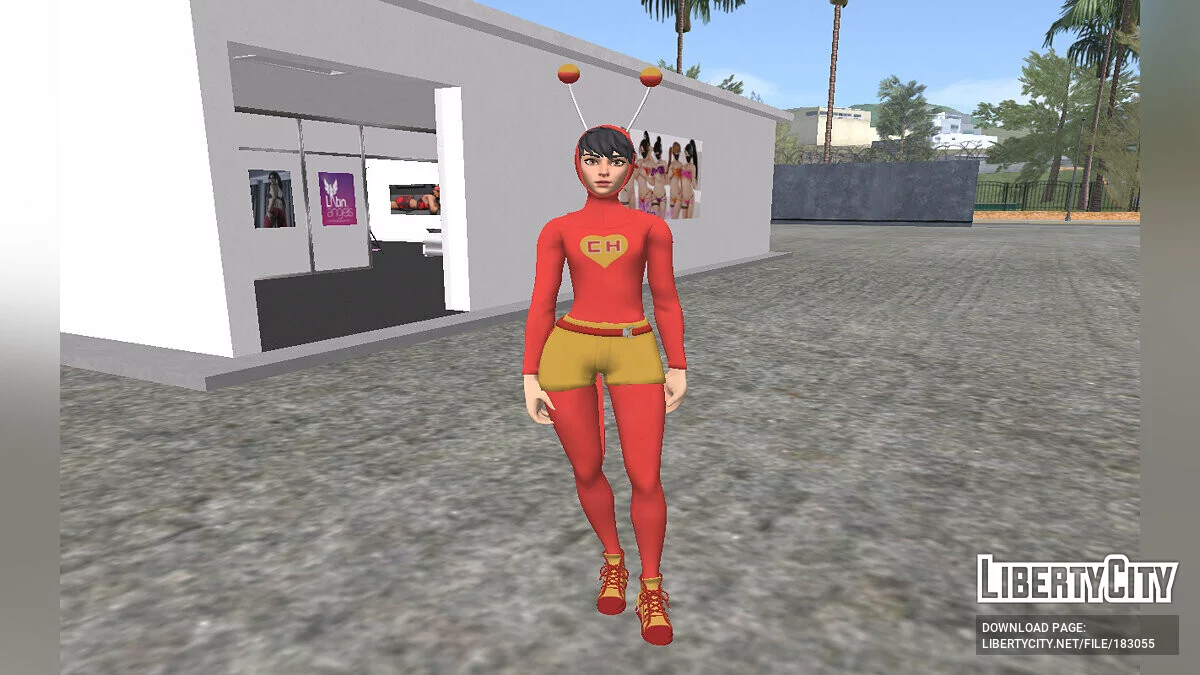 Heroína Colorada из Fortnite / GTA San Andreas