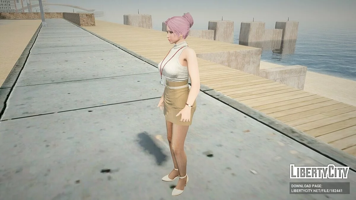 Элиза в офисной одежде / GTA San Andreas