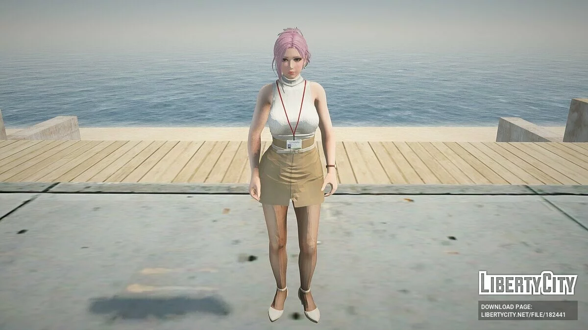 Элиза в офисной одежде / GTA San Andreas