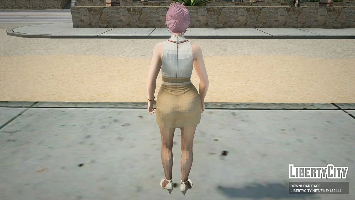 Элиза в офисной одежде / GTA San Andreas