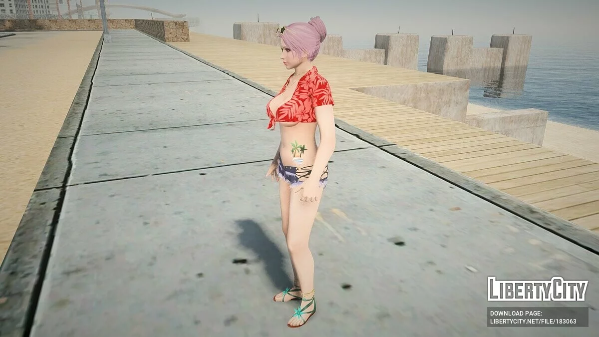 Элиза в сексуальном наряде / GTA San Andreas