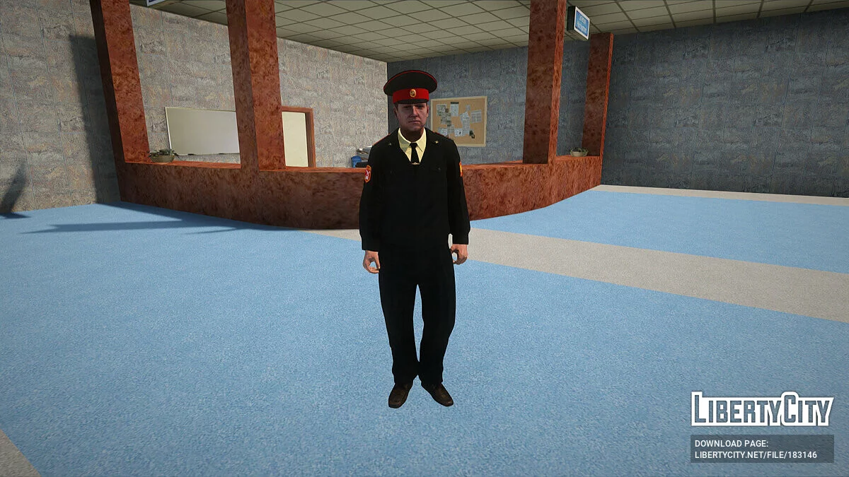 Кадет в куртке ПШ / GTA San Andreas