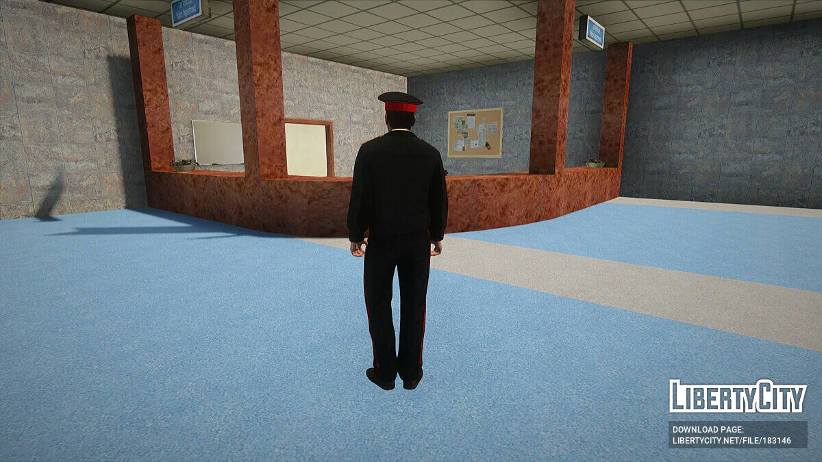 Кадет в куртке ПШ / GTA San Andreas