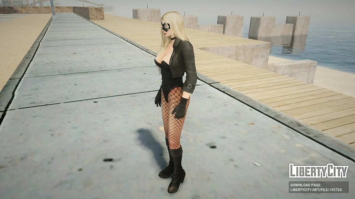 Хелена Дуглас образе Черной Канарейки / GTA San Andreas