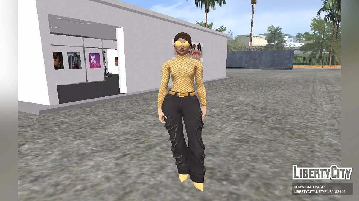 Кольчужная Рамирес из Fortnite / GTA San Andreas