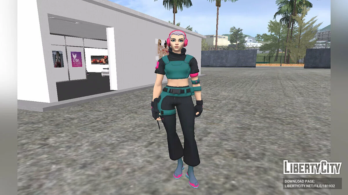 Мел из Fortnite / GTA San Andreas