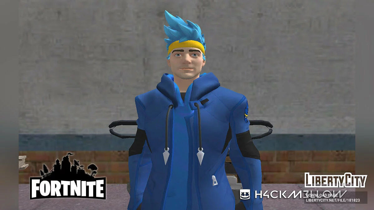 Ниндзя из Fortnite / GTA San Andreas