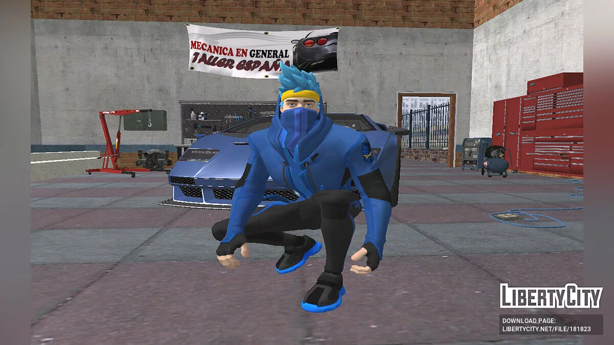 Ниндзя из Fortnite / GTA San Andreas