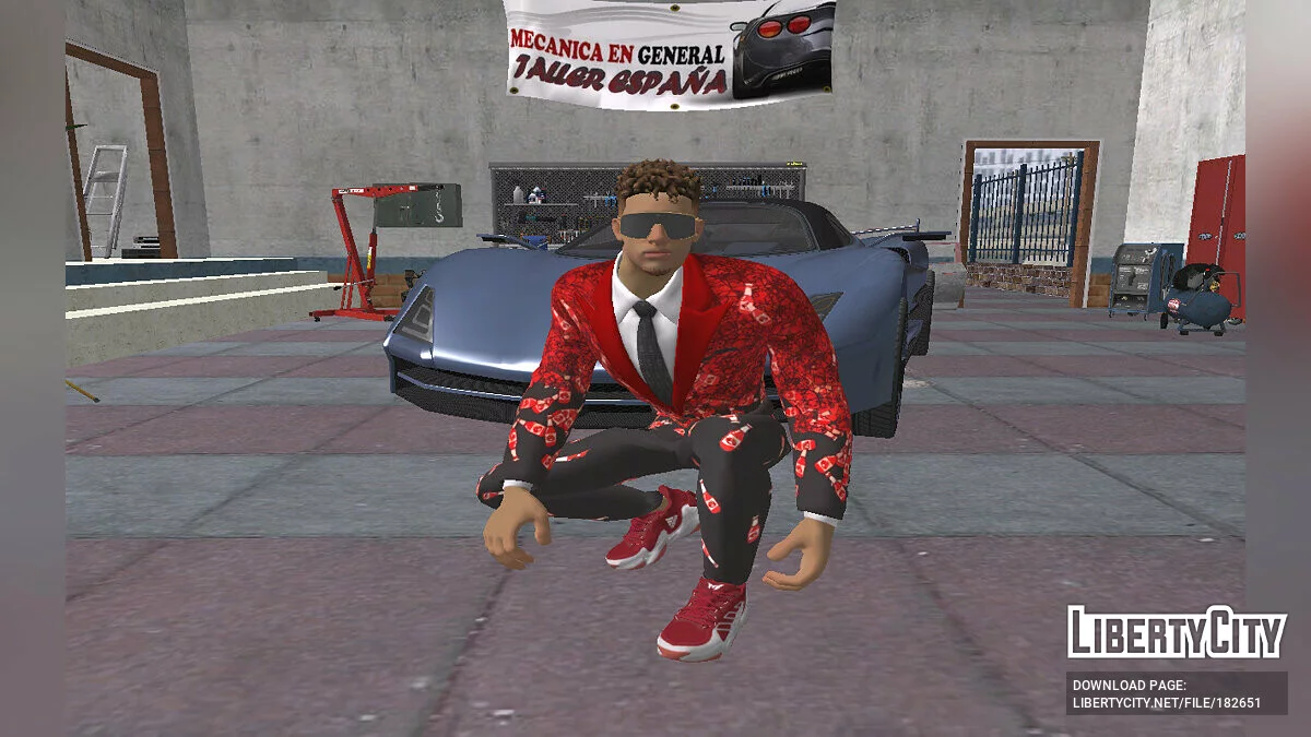 Патрик Махоумс (Saucy Style) из Fortnite / GTA San Andreas