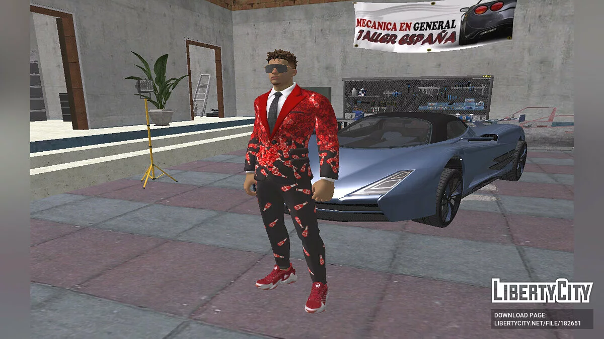 Патрик Махоумс (Saucy Style) из Fortnite / GTA San Andreas