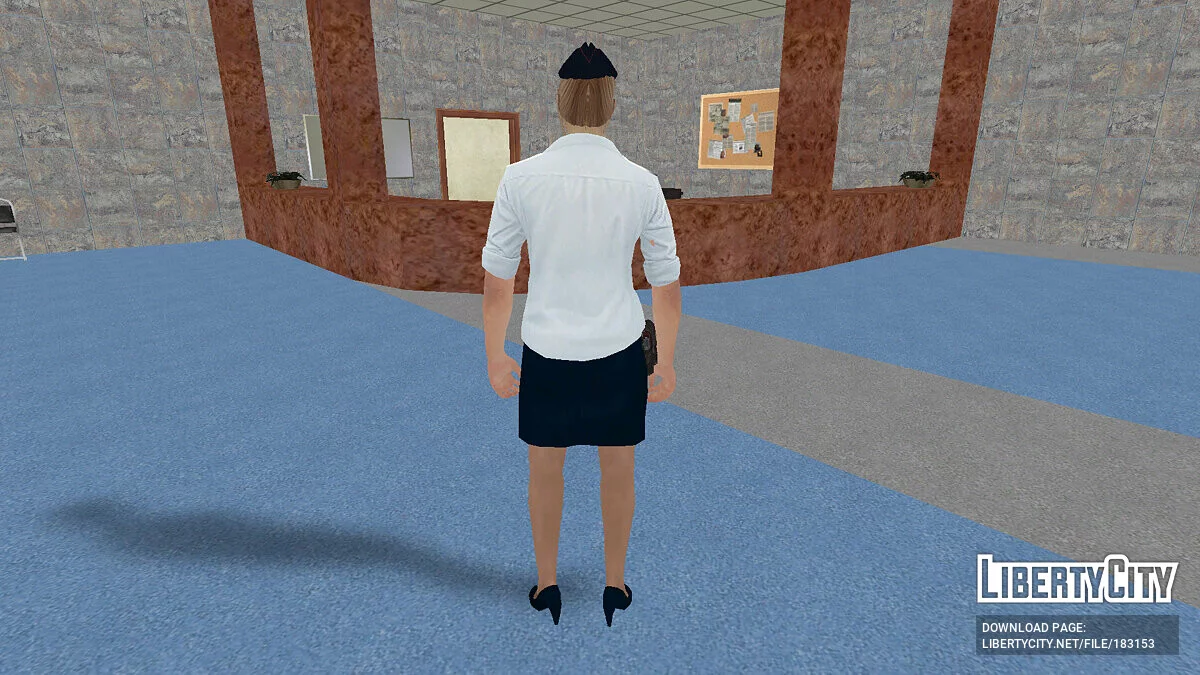 Подполковник Дорожно-Патрульной Службы (женщина ДПС) / GTA San Andreas