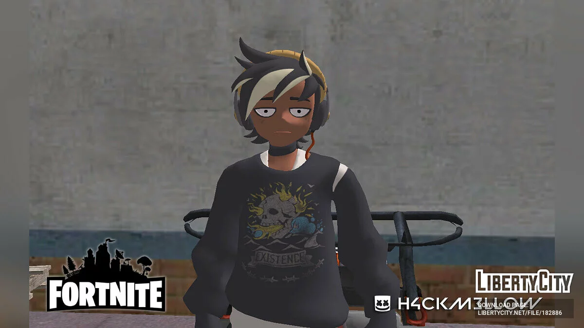 Remi из Fortnite / GTA San Andreas