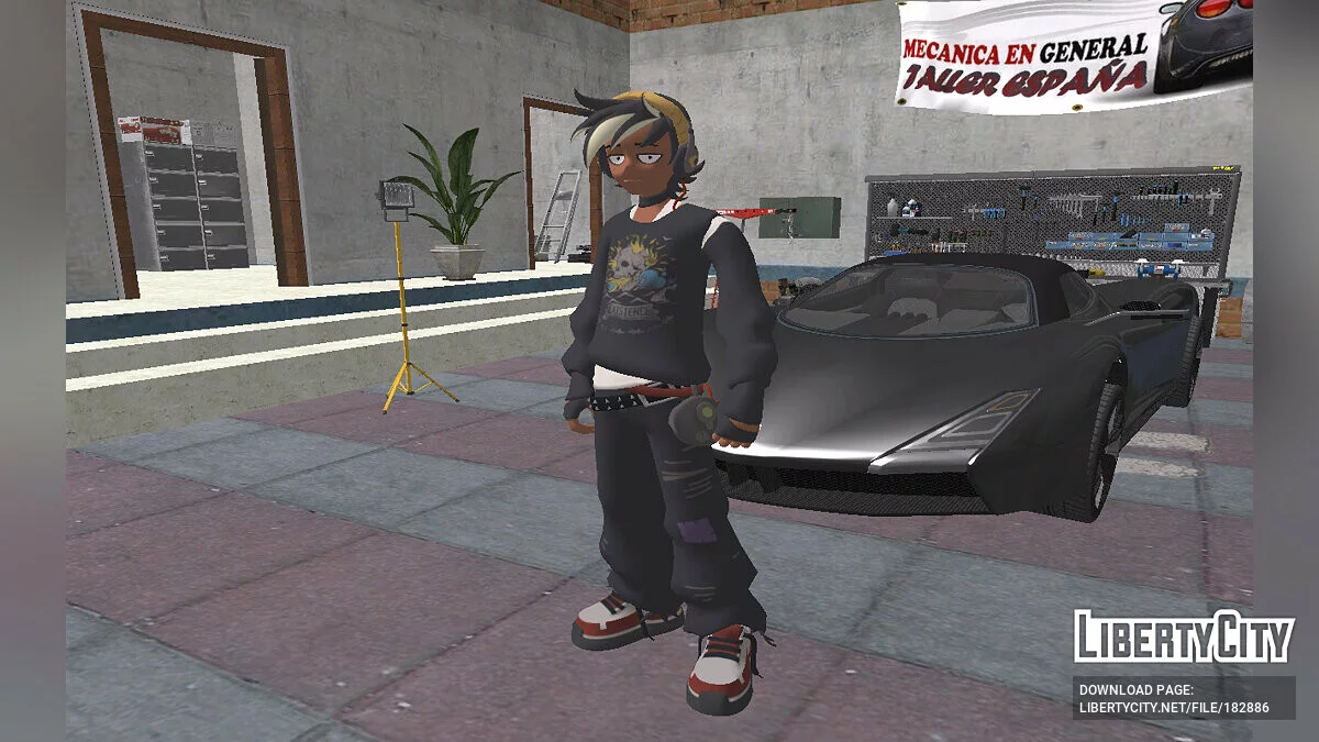 Remi из Fortnite / GTA San Andreas
