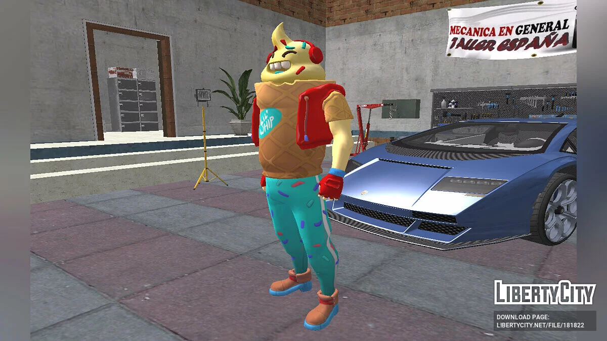 Рожок из Fortnite / GTA San Andreas