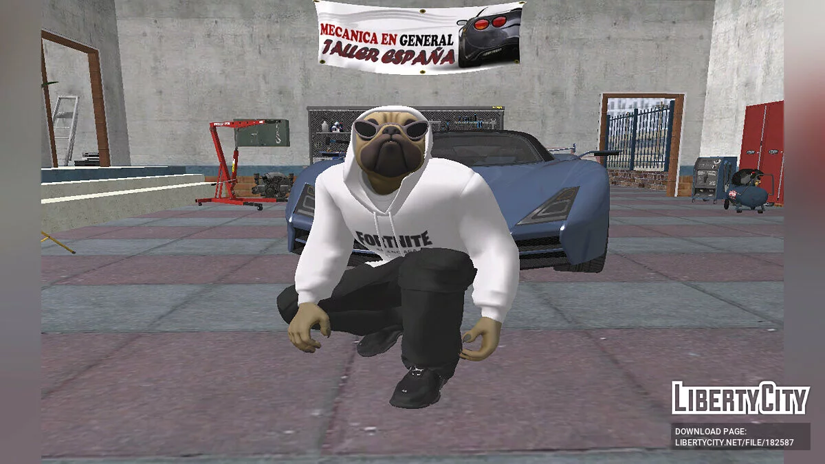 Стильный Собакен из Fortnite / GTA San Andreas
