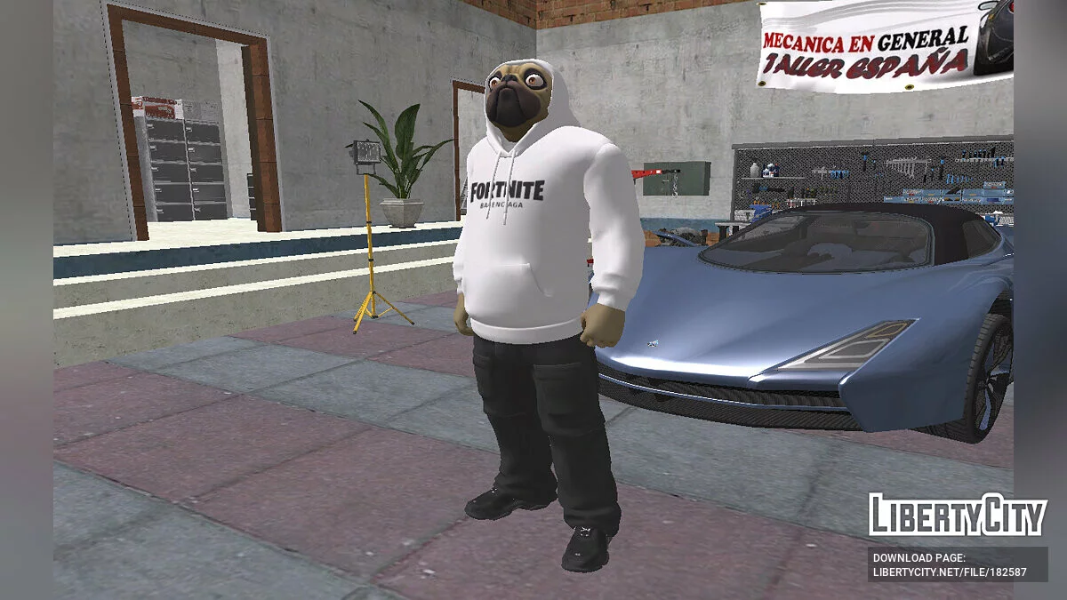 Стильный Собакен из Fortnite / GTA San Andreas
