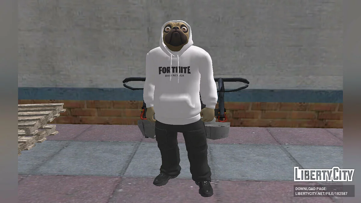 Стильный Собакен из Fortnite / GTA San Andreas