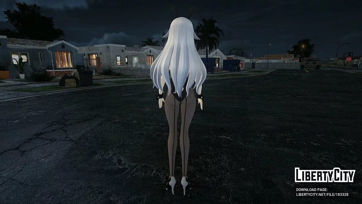 Black Heart Bunny Outfit / GTA San Andreas